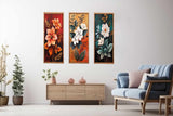3 Panel Flower Painting Set artwork preview