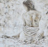 Modern Abstract Nude Woman Painting artwork preview