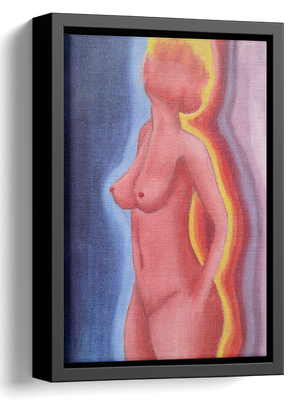 Rainbow Nude Oil Painting 