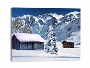 Snow House Painting 