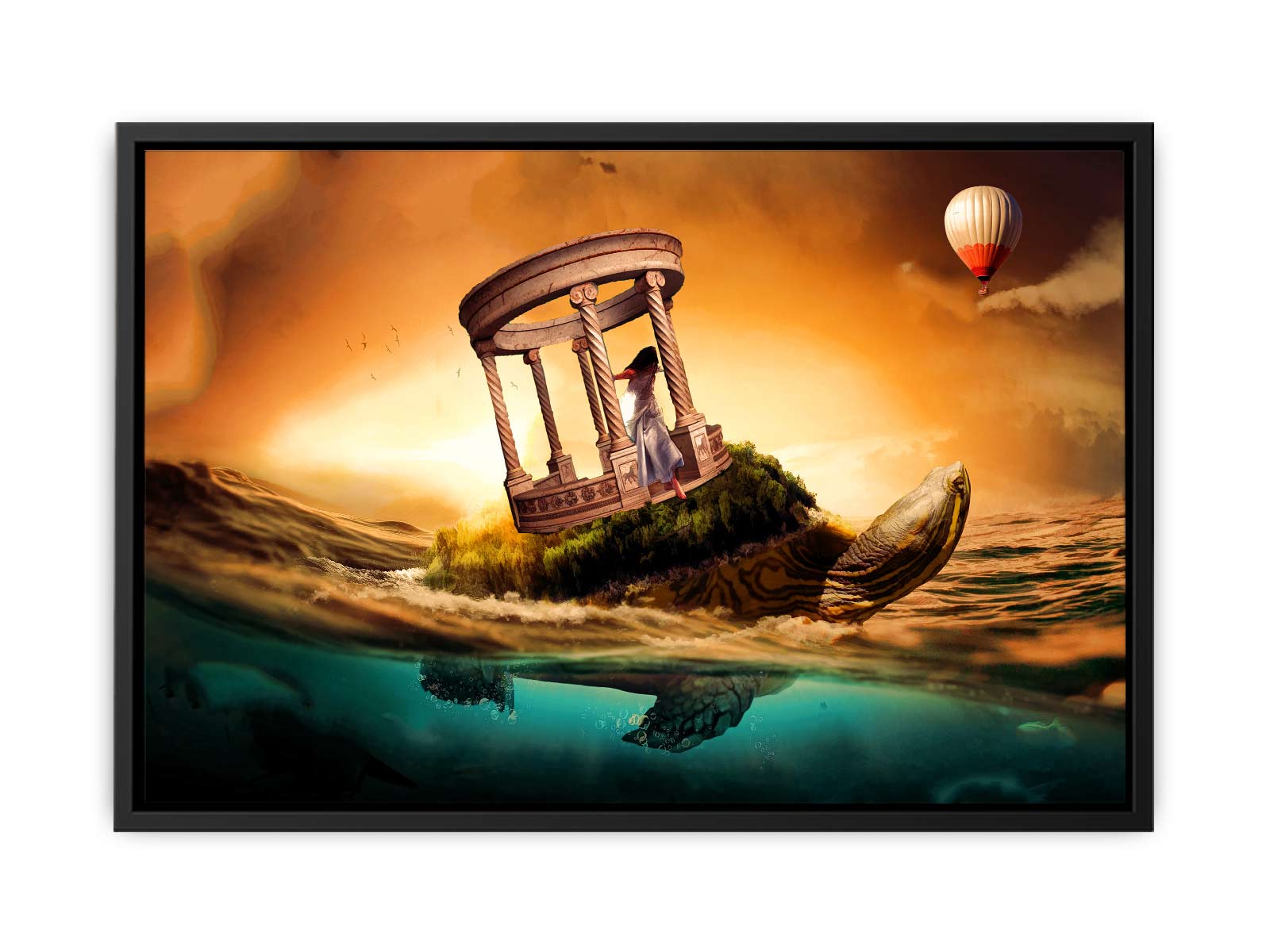 Turtle Fantasy Painting Artwork 