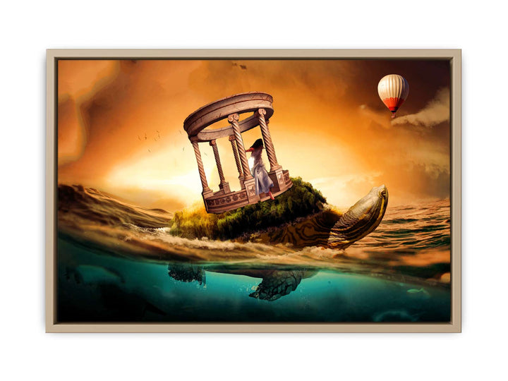 Turtle Fantasy Painting Artwork 