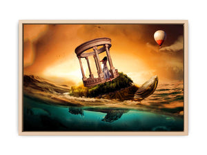 Turtle Fantasy Painting Artwork 