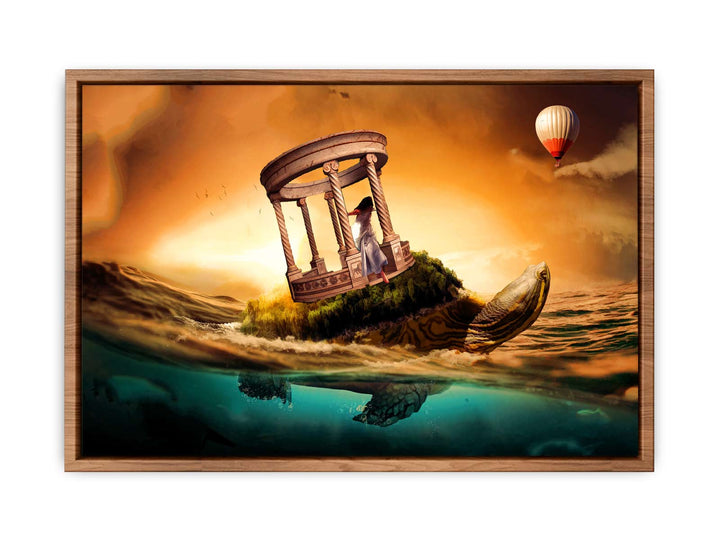 Turtle Fantasy Painting Artwork 