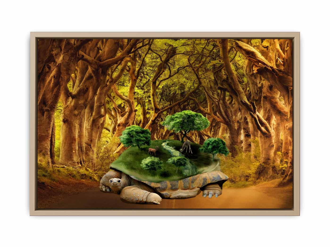 Turtle Tree Painting 