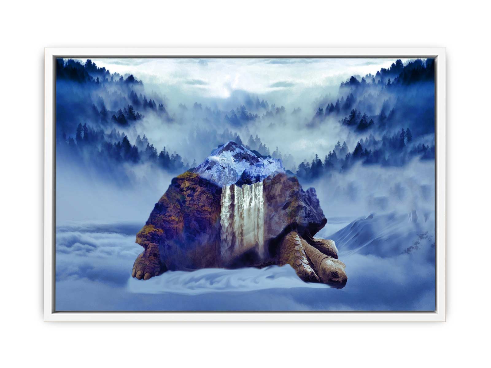 Turtle Oil Painting Artwork 