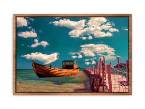 Boat Oil Painting 