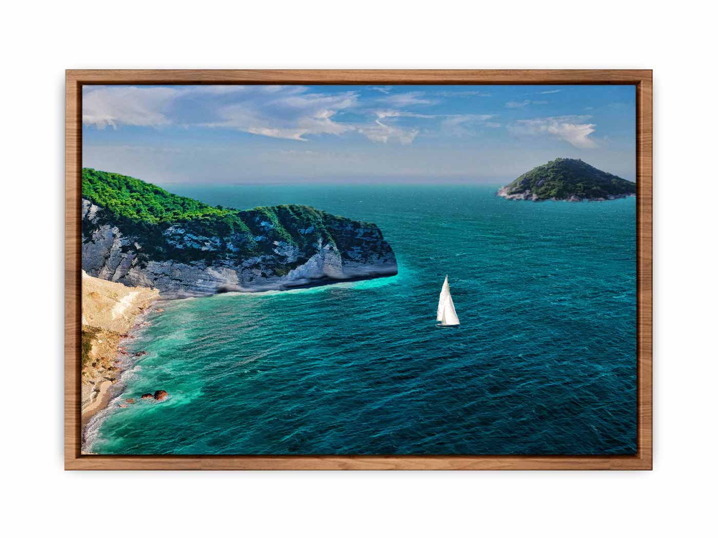 Green Sea Oil Painitng 