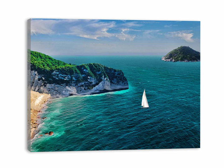 Green Sea Oil Painitng 