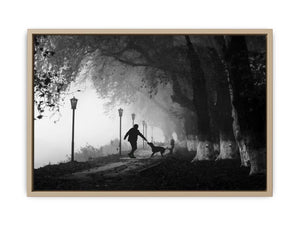 Wal with the Dog Painitng 