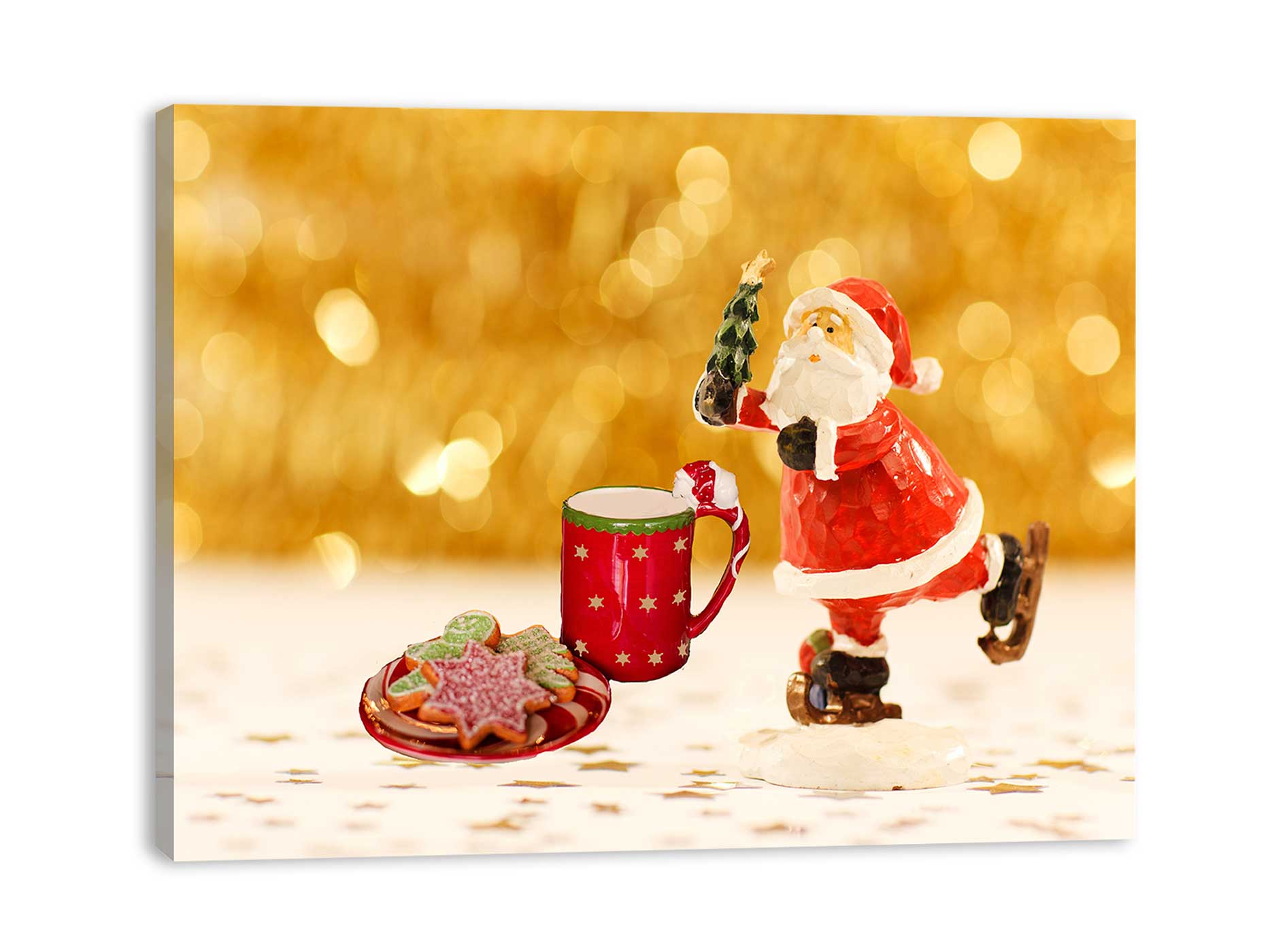 Santa Christmas Painting 
