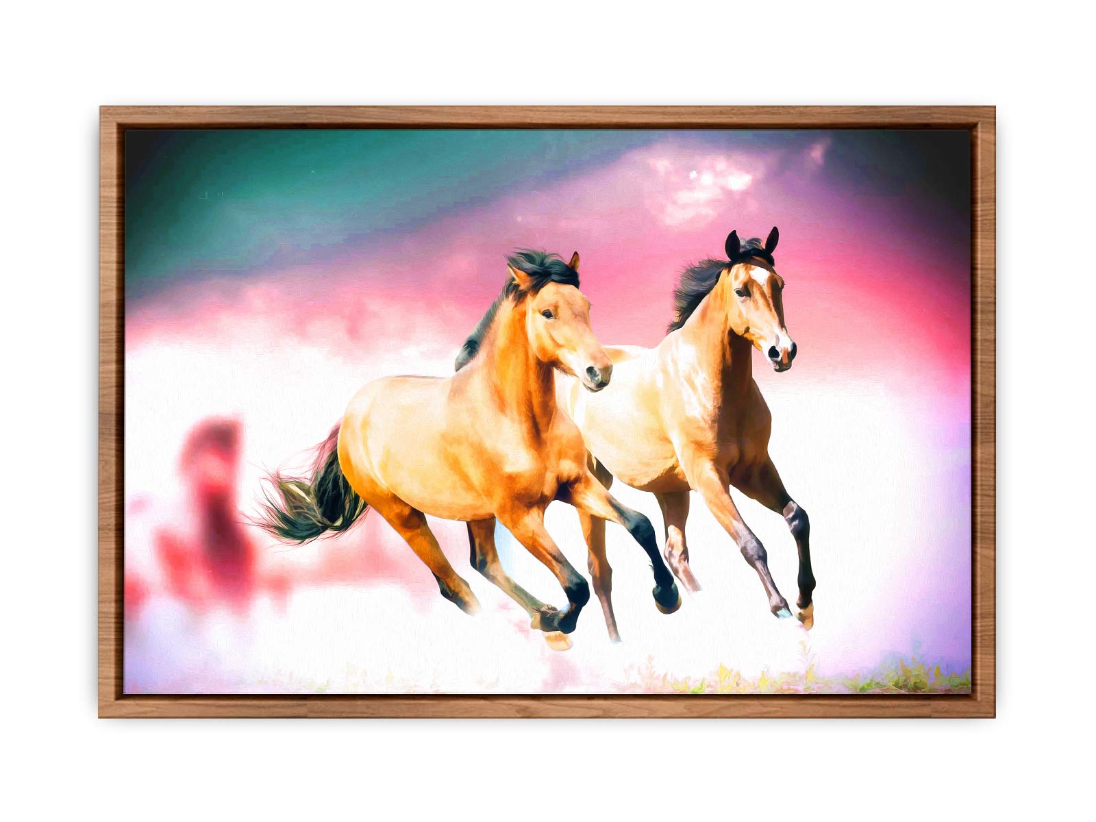 Running Horse Art Painting 