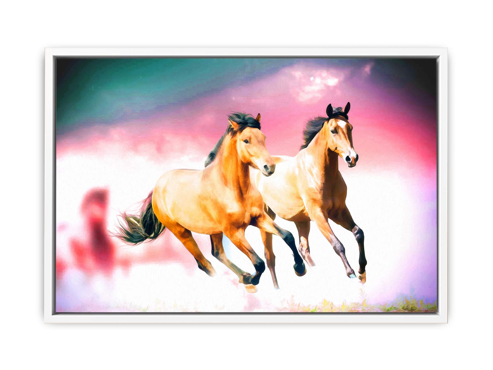 Running Horse Art Painting 