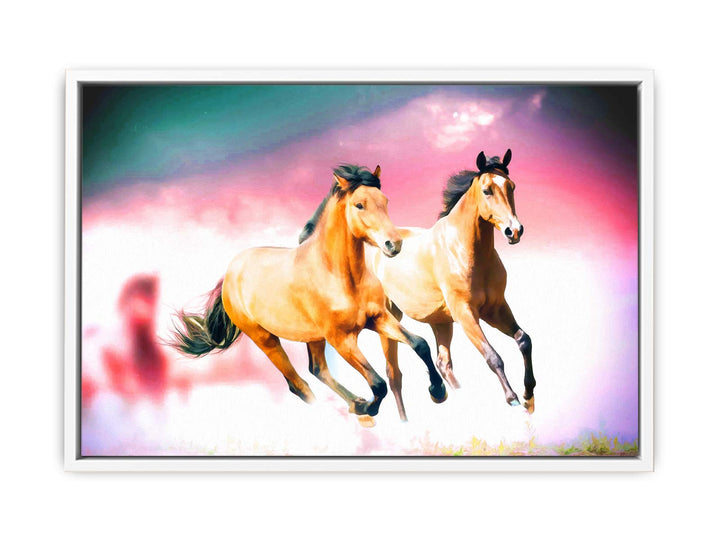 Running Horse Art Painting 