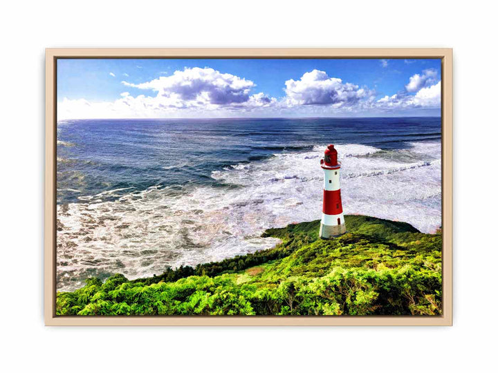 Lighthouse Beach Painting 