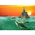 Tortoise Sea Painting