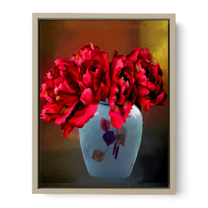 Red Flowers Painting 