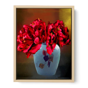 Red Flowers Painting 