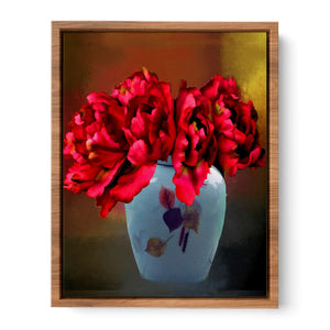 Red Flowers Painting 