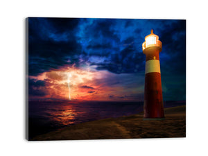 Lighthouse Lightning Painting 