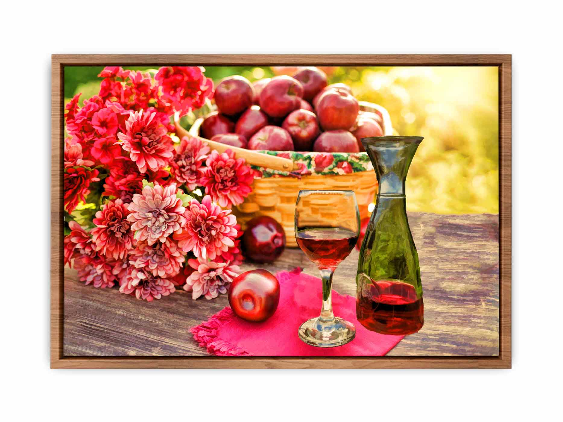 Apples and Wine Painting 