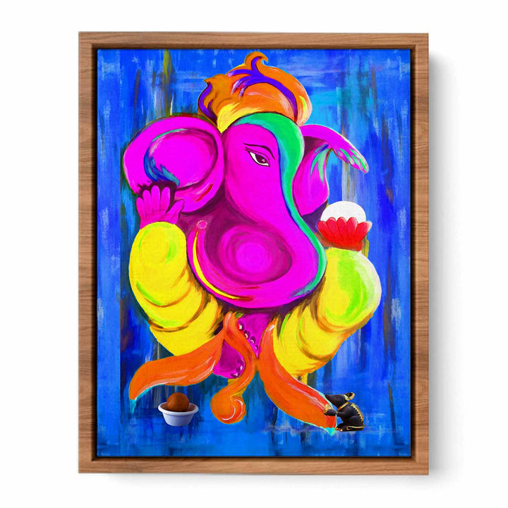 Ganesha Pink Painting 