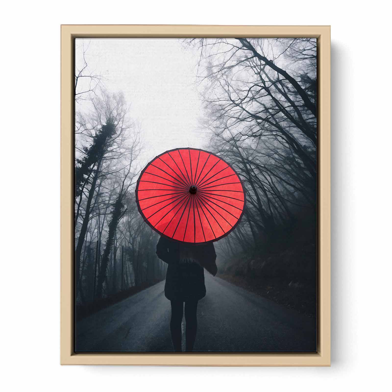 Way to Home Umbrella Painting 