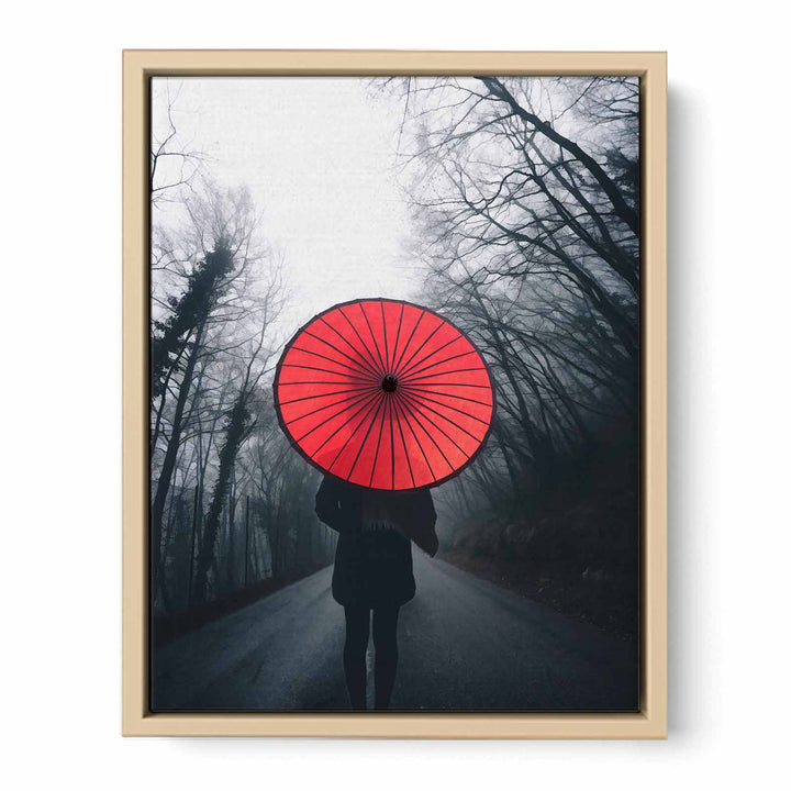 Way to Home Umbrella Painting 