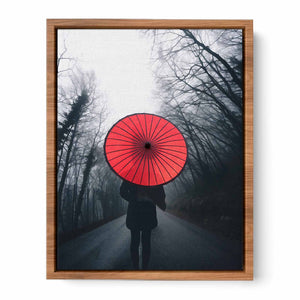 Way to Home Umbrella Painting 