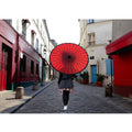 Women Red Umbrella Painting
