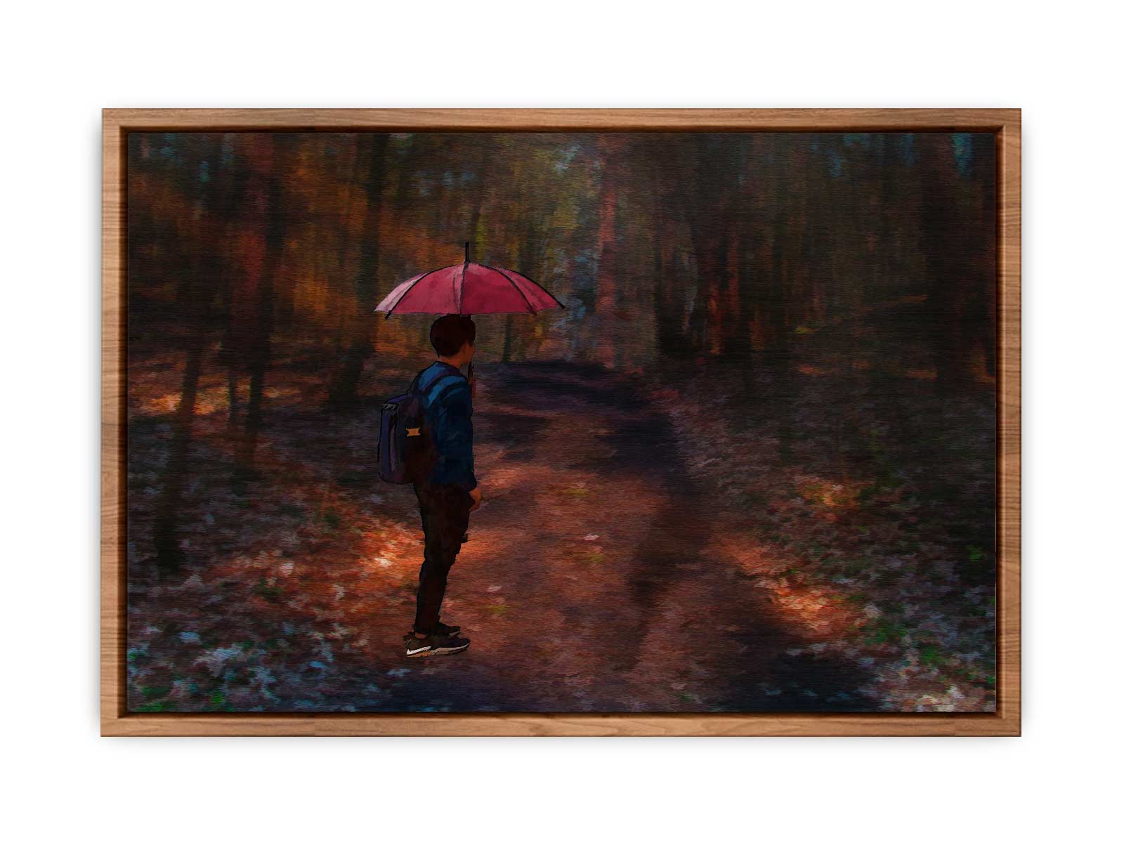 Umbrella Forest Painting 
