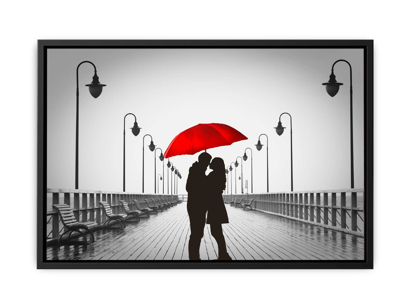 Love in The Air Bridge Painting 