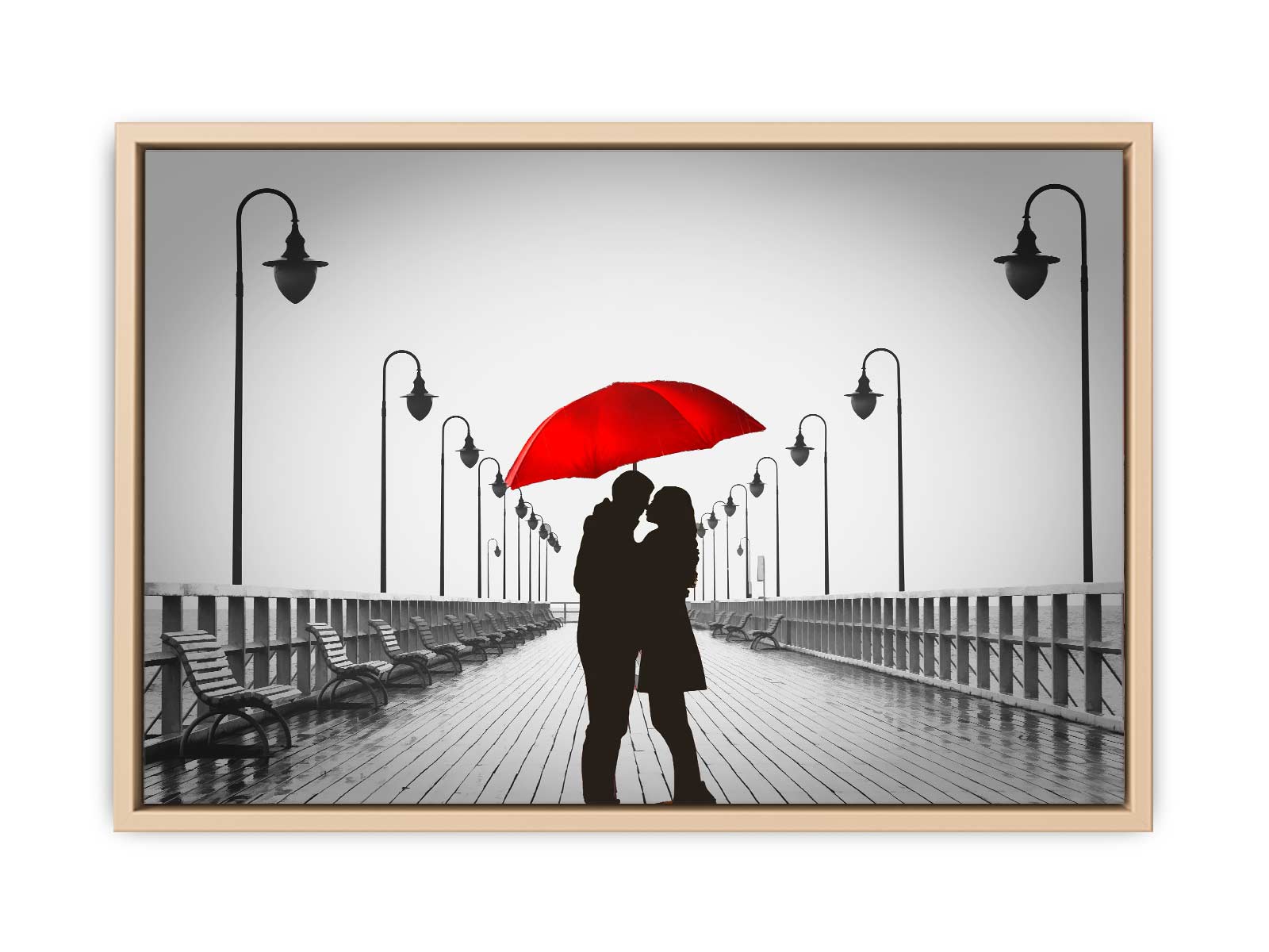 Love in The Air Bridge Painting 