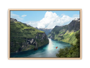 Mountain  River Painting 