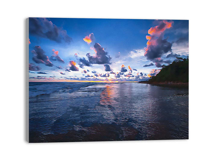 Ocean Clouds  Painting 