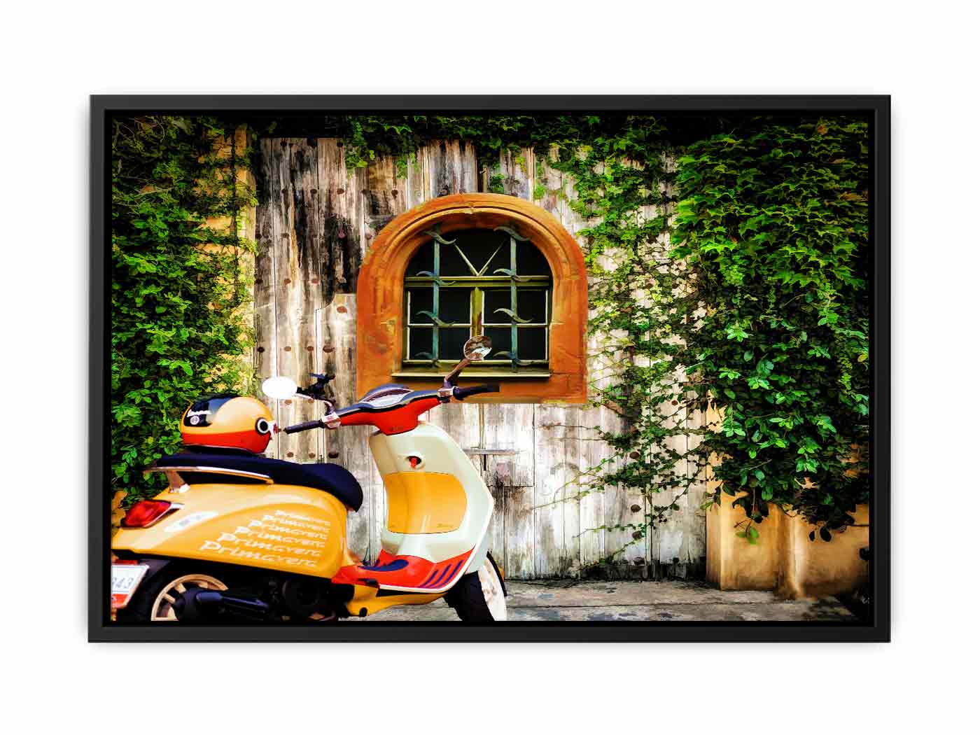 Vespa Scooter Painitng 