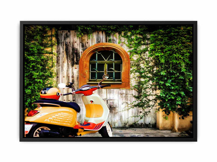 Vespa Scooter Painitng 