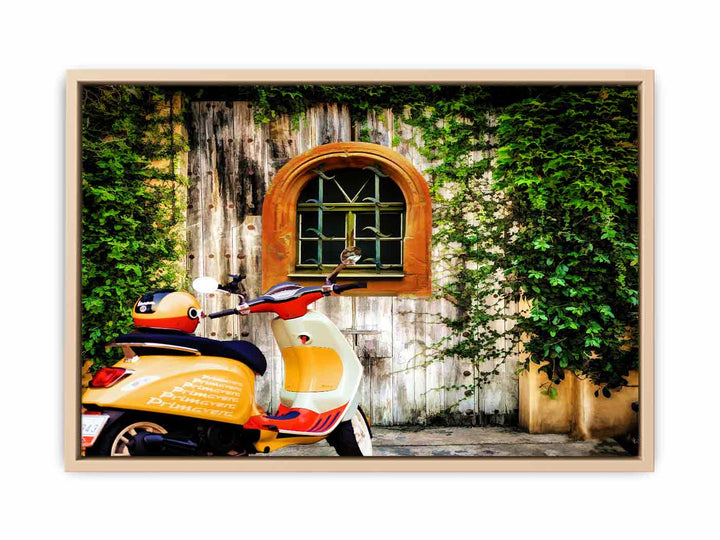 Vespa Scooter Painitng 