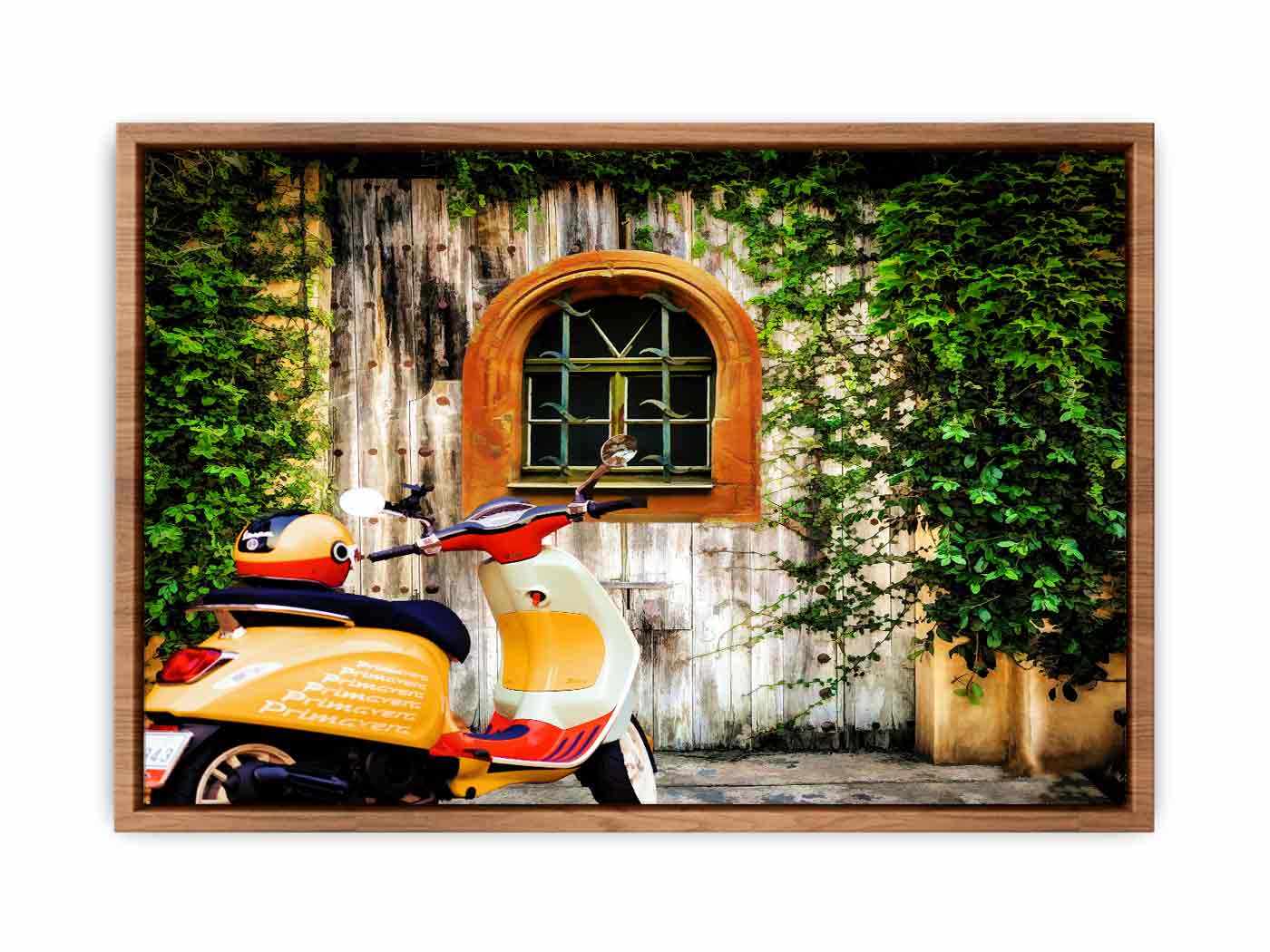Vespa Scooter Painitng 