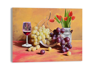 Wineglass Still Life Painting 