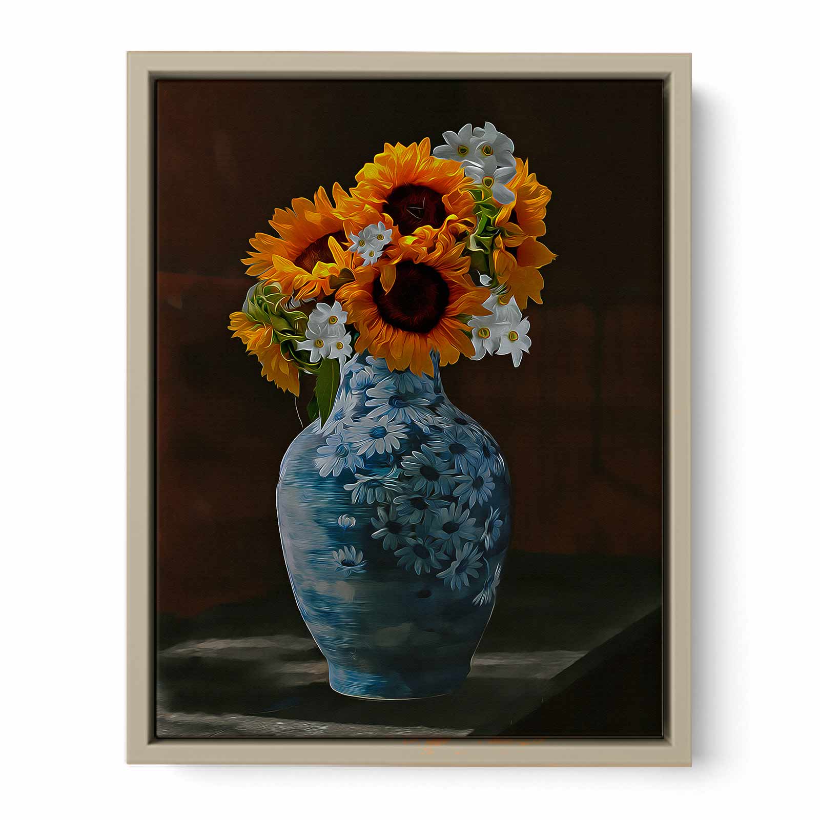 Vintage Wine Glass Painting 