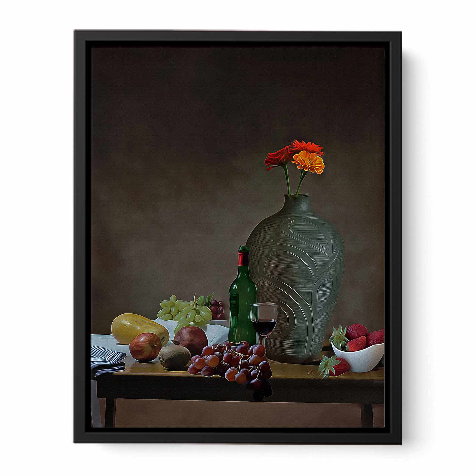 Wine Glass Still Life Painting 2 
