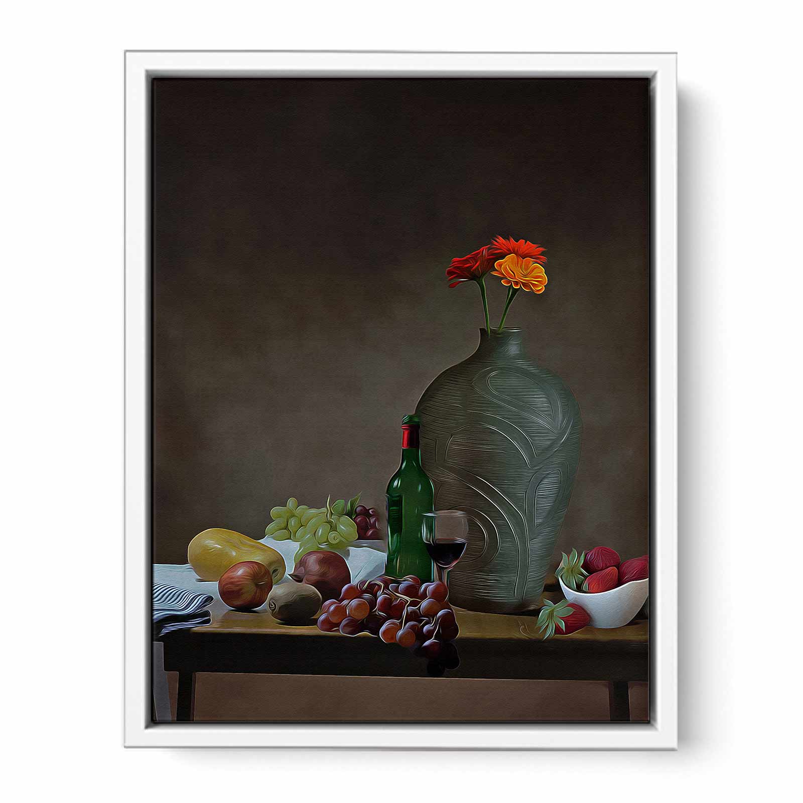 Wine Glass Still Life Painting 2 