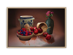 Cherry Still Life Painting 