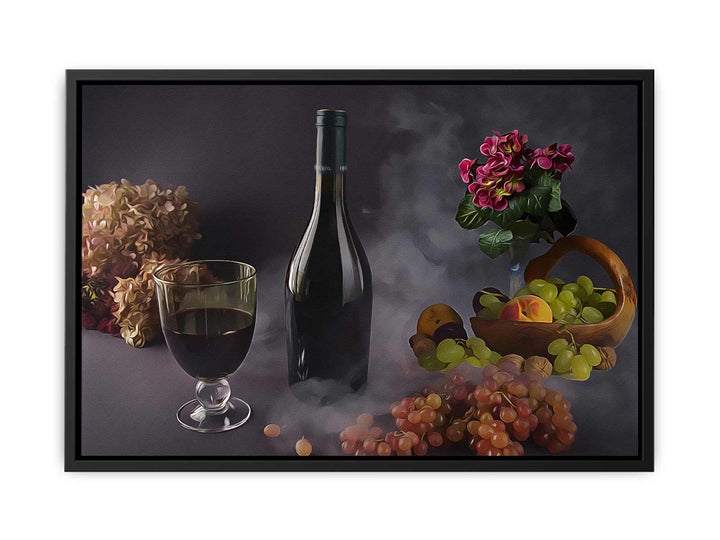 Still Life Wine Painting 