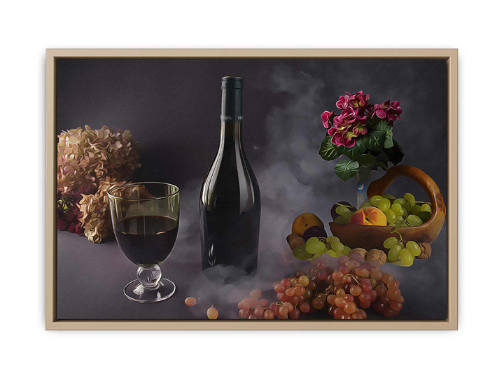 Still Life Wine Painting 