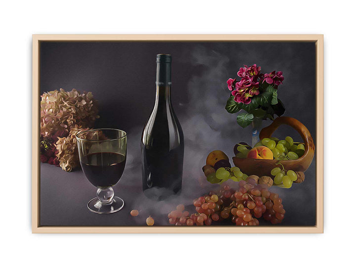 Still Life Wine Painting 