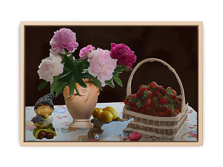 Still Life  Strawbery Painting 