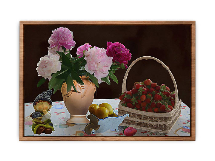 Still Life  Strawbery Painting 