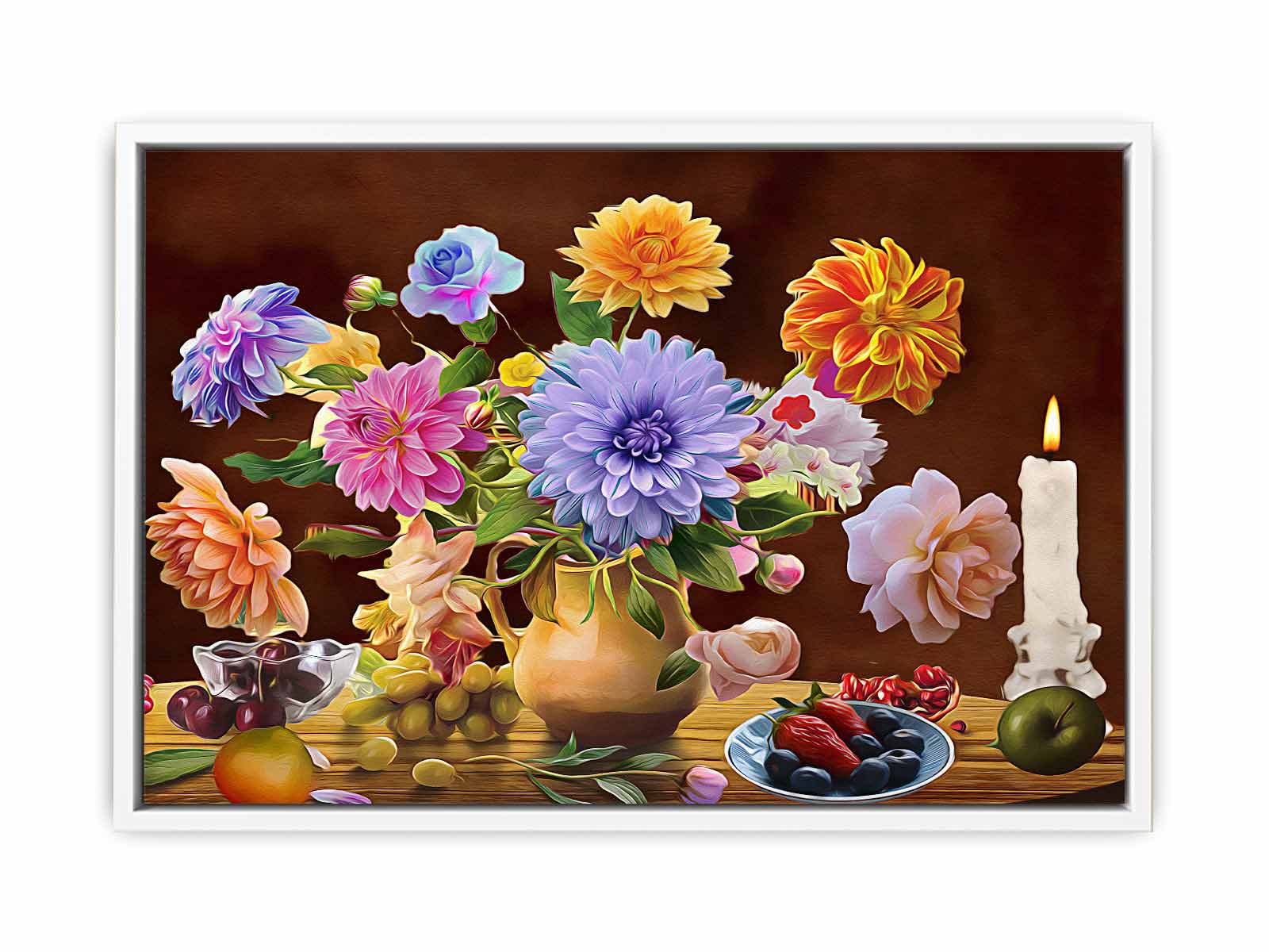 Vintage Flowers Painting 